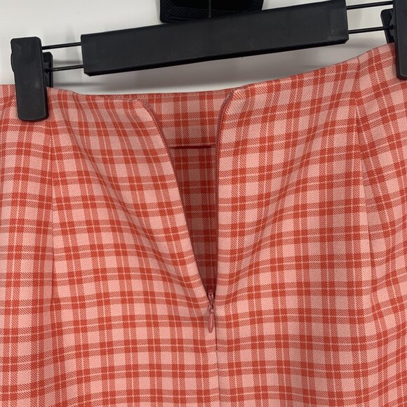 Urban Outfitters Skirt Pink Plaid Mini High Waist Y2K Preppy - Picture 12 of 13